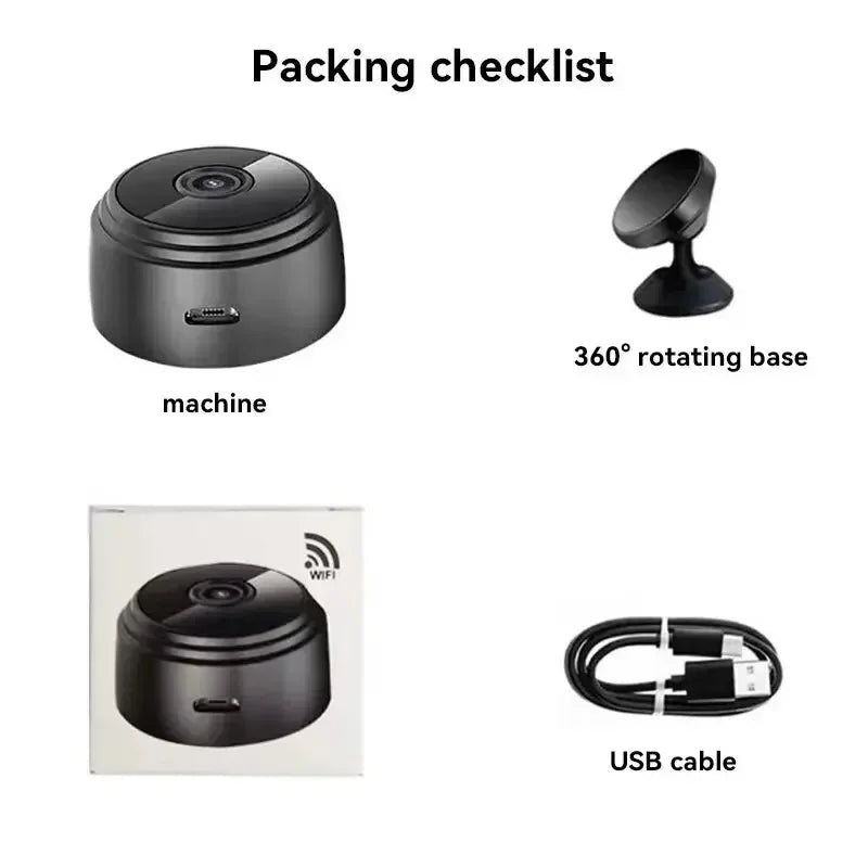 Mini Camera A9 Wireless WiFi 1080P CCTV Indoor Outdoor MINI IP Camera Security Remote Control Surveillance Night Mobile Camera