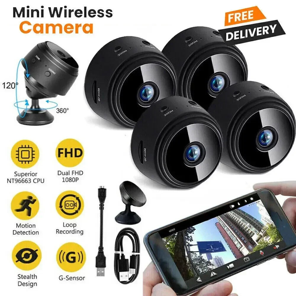 Mini Camera A9 Wireless WiFi 1080P CCTV Indoor Outdoor MINI IP Camera Security Remote Control Surveillance Night Mobile Camera